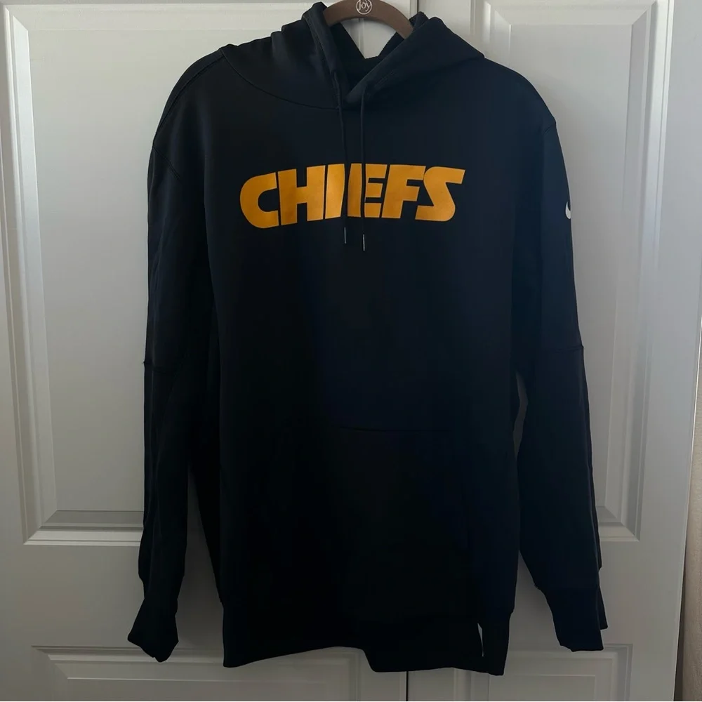 Nike Kansas City Chiefs Dri-Fit Pullover Hoodie Black XL
